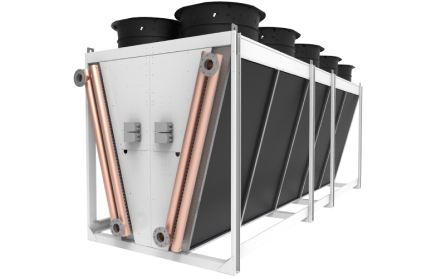 Axial fan dry cooler